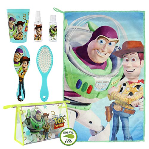 Artesania Cerda Toy Story, Neceser Set Aseo/Viaje, 23x15 cm, Azul