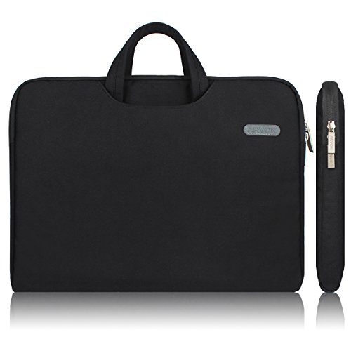 Arvok 13-13.3 Pulgadas Funda para Portátiles/Maletín Funda Bandolera para MacBook Pro Retina/MacBook Air/Protectora Funda Bolso para Acer/ASUS/DELL/Lenovo/HP/Samsung (Negro)