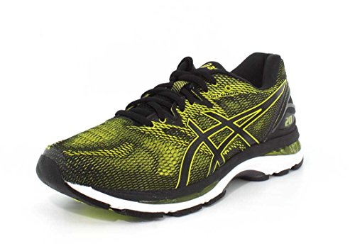 ASICS Gel Nimbus 20 - Zapatillas para correr y senderismo para hombre, Amarillo (Primavera de azufre/negro/blanco), 41 EU