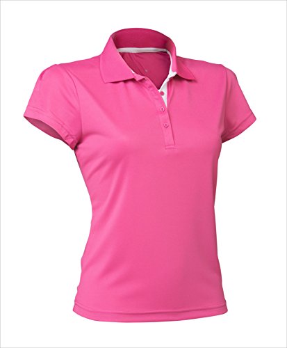 Asioka 102/14 Polo de Manga Corta, Mujer, Fucsia, M