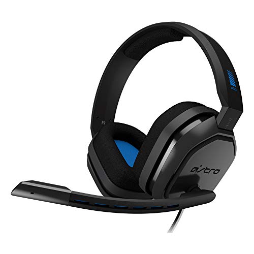 ASTRO Gaming A10 Auriculares alámbricos, ligeros y resistentes, ASTRO Audio, Dolby ATMOS, clavija de 3.5 mm, para Xbox Series X|S, Xbox One, PS5, PS4, Switch, PC, Mac, móvil, Color Negro/Azul