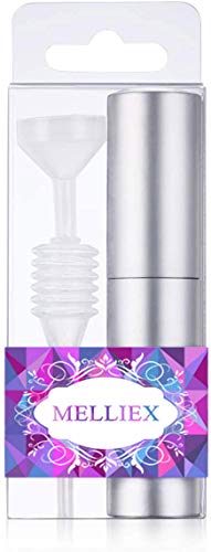 Atomizador de Perfume, 10 ml Mini Atomizadores Para Después del Afeitado Fáciles de Rellenar con Fragancia Botella de Spray Para Viajes, con Bomba de Embudo y Pipeta (Plata)