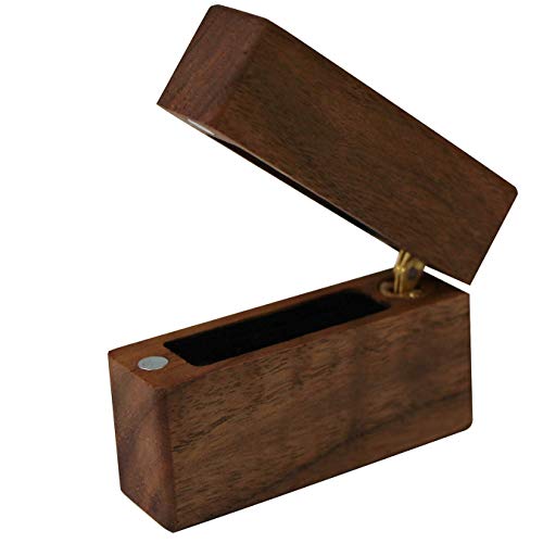 aufodara Caja De Anillo Caja De Almacenamiento De Madera Caja De Anillo De Propuesta Portátil Caja De Anillo De Matrimonio