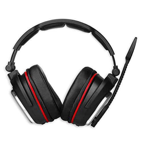 Auricularesn gaming inalámbricos Gaming con Bass 7.1 Surround y Orejeras de metal auriculares con microfono para PS4, Nintendo Switch ,PC