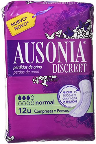 Ausonia Discreet Normal Compresas Para Pérdidas de Orina - 12 unidades