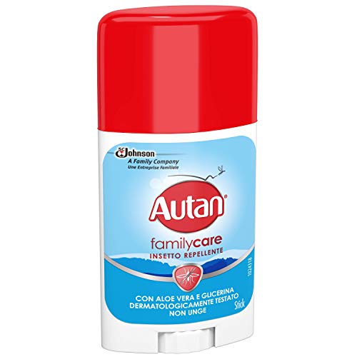 AUTAN Family Care - Barra Repelente de Mosquitos de Acción Inmediata con Icaridina y Aloe Vera, Pack of 1 x 50 ml,