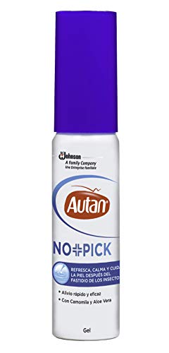 AUTAN No+Pick - Alivio Rápido y Eficaz después de las Picaduras de los Insectos, Refresca y Cuida la Piel con Camomila y Aloe Vera, formato Gel 25 ml