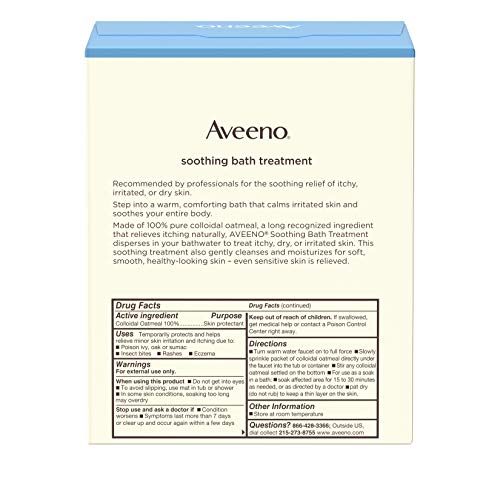 Aveeno Fragrance Free Soothing Bath Treatment 8-Count