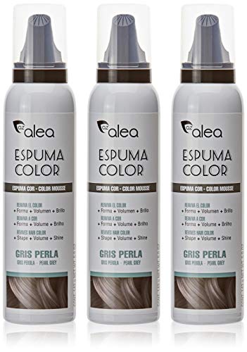 AZALEA ESPUMA COLOR #gris perla 150 ml - [paquete de 3]