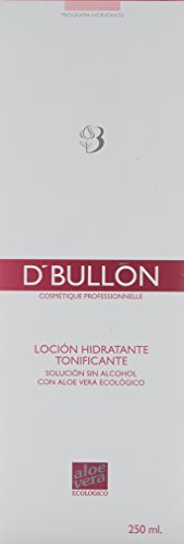 B D. BULLON D'Bullón Profesional Loción Hidratante Tonificante, Solución sin Alcohol con Aloe Vera Ecológico - 250 ml