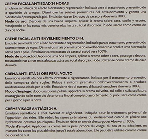 Babaloe 100010 - Crema 24 horas antiedad con baba de caracol y aloe vera