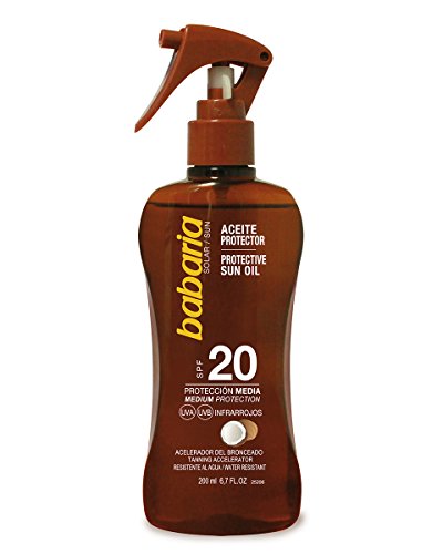 Babaria Pistola Aceite Protector Solar Coco SPF20-200 ml (31940)