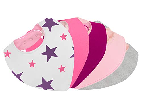 Baberos Bebe Babero Bandana triangulo - super absorbente y suave - para dentición saliva baba de bebés y niñas