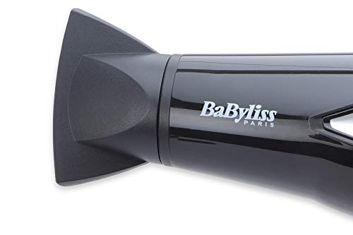 BaByliss Expert - Secador para el pelo con difusor, 2200 W, aire frío, 25% de ahorro de energía, 3 velocidades/temperaturas, color negro