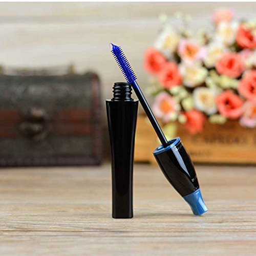 Babysbreath17 Mujeres Niñas Maquillaje Colorido 3D Curling Mascara de Ojos Secado rápido de pestañas de extensión Cosméticos Azul