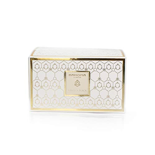 Bahoma White Pearl Collection 121-WTP-3WCK-016-P - Vela perfumada (3 mechas), Color Negro