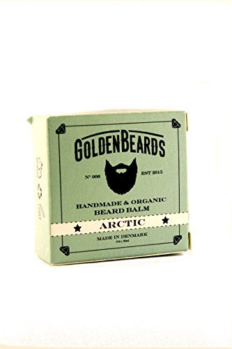 Bálsamo Orgánico para Barba Arctic 30ml - Golden Beards - 100% Natural y Orgánico. Aceite de Jojoba y aceite de argán hidrata tu barba y piel, Obtén una barba perfecta.