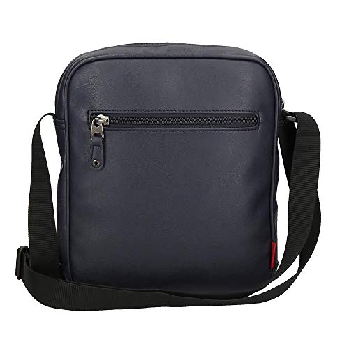 Bandolera Pepe Jeans Eighties Portatablet, Azul, 23x27x6 cm