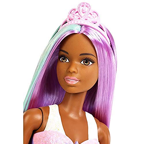 Barbie Dreamtopia Peinados morena, muñeca con accesorios (Mattel FXR95) , color/modelo surtido