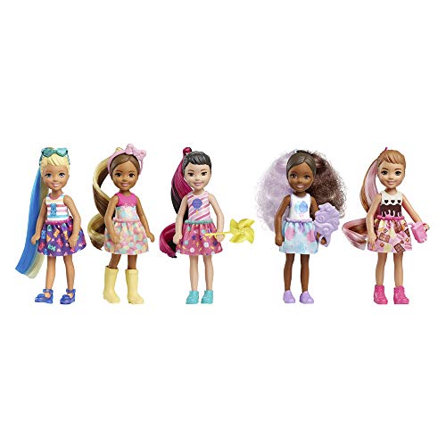 Barbie Reveal Muñeca Chelsea que revela sus colores con agua, incluye ropa y accesorios (Mattel GPD41) , color/modelo surtido