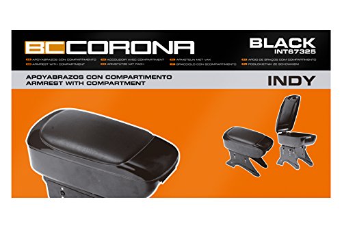 BC Corona INT67325 Indy Apoyabrazos Universal, Negro