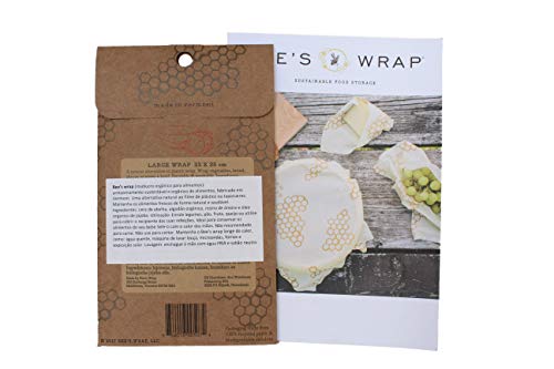 Beesweet Bee's Wrap Grande - Tejido orgánico para almacenar Alimentos 30 ml