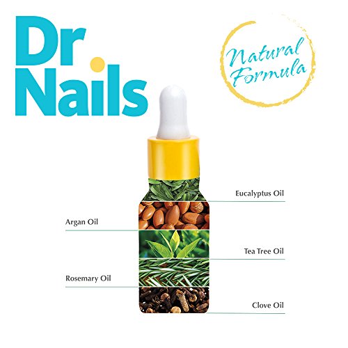 Belle Azul - Dr.Nails - Tratamiento Anti-Hongos para Uñas con Aceite de Argán Orgánico Puro, Rápido y Eficaz, Antibacteriano, Antiséptico y desinfectante, 10ml