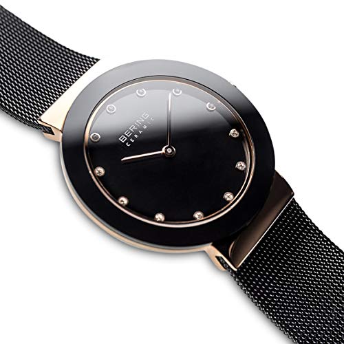 BERING Reloj Analógico para Mujer de Cuarzo con Correa en Acero Inoxidable 11435-166