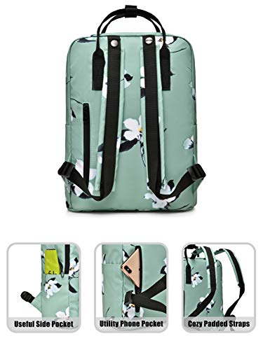 Bestie 14" Mochila Mujer, para portatil 14 Pulgadas, 12 litros, Magnolia, Menta