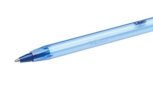 BIC Cristal Soft bolígrafos punta media (1,2 mm) - Azul, Blíster de 4 unidades