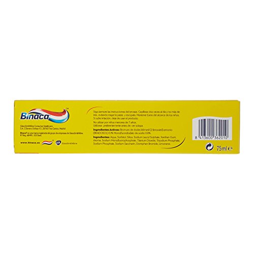 Binaca - Bradosol - Pasta de dientes - 75 milliliters