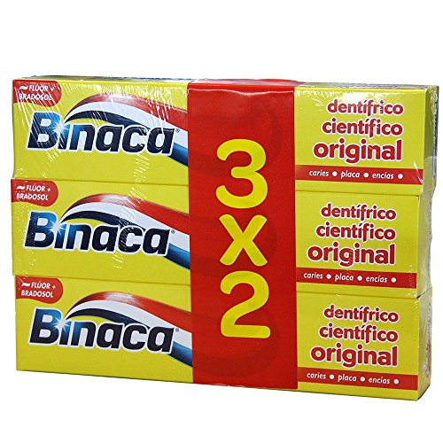 BINACA DENTÍFRICO ORIGINAL 3X2