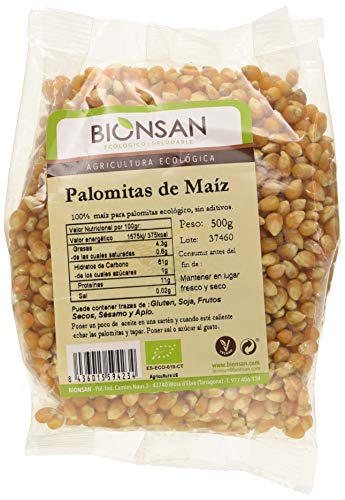 Bionsan Maiz para hacer Palomitas Ecológicas, 500 gr