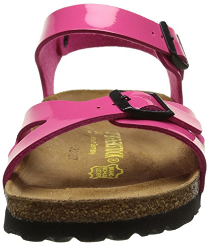 Birkenstock Rio, pestaña Trasera para Niñas, Rosa (Vernis Pink), 31 EU