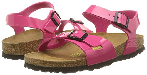 Birkenstock Rio, pestaña Trasera para Niñas, Rosa (Vernis Pink), 31 EU