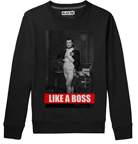 BLAK TEE Hombre Napoleon Bonaparte Boss Meme Camisa De Entrenamiento S