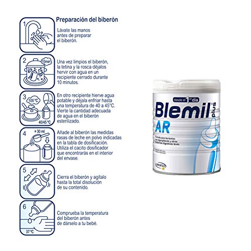 Blemil Plus – Leche de Inicio, Efecto Anti-Regurgitamiento, 800 gr