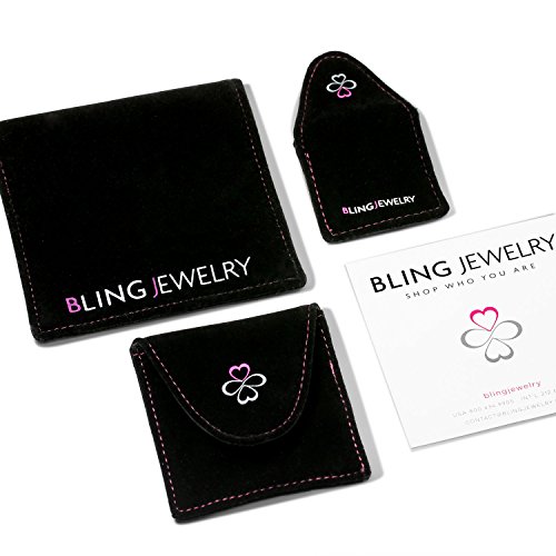 Bling Jewelry Marzo Mes Nacimiento del Canal Color Aguamarina Cristal Eternidad Juego Mujer Y para Hombres Acerotonos Plata