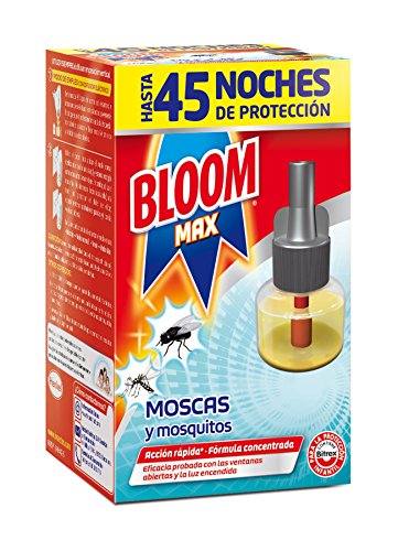 Bloom Insecticida Recambio Max Eléctrico 45 Noches - Pack de 4