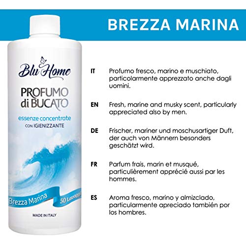 BLU HOME Perfume Concentrado para la Ropa (Brisa Marina, 500 ml)