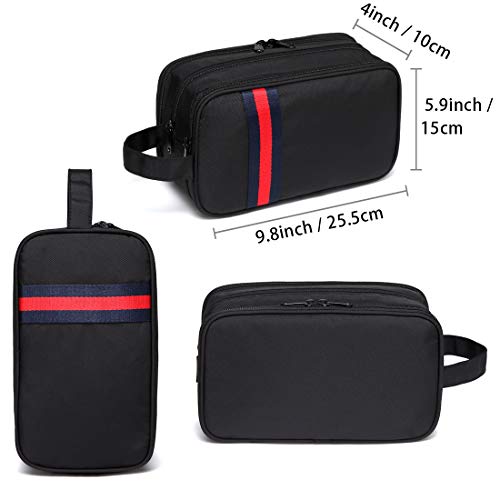 Bolsa de Aseo, VASCHY Bolso de Tocador Impermeable Estuche de Viaje para Maquillaje Bolsa de Cosméticos Bolsa de Lavado con Múltiples Bolsillos