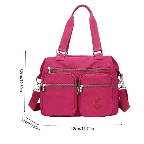 Bolsos Mujer Grandes Bolso Piel Mujer Bolsos De Mujer liquidación Bolsos de Las señoras Bolsos de Mano para Mujer con Estilo Bolsos Negros para Damas Rose