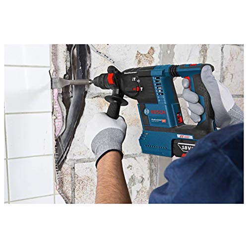 Bosch Professional GBH 18V-26 F Martillo perforador combinado, 2,6 J, diámetro máximo hormigón 26 mm, SDS plus + cilíndrico, sin batería, en caja, Azul, 18 V, 2.6 J