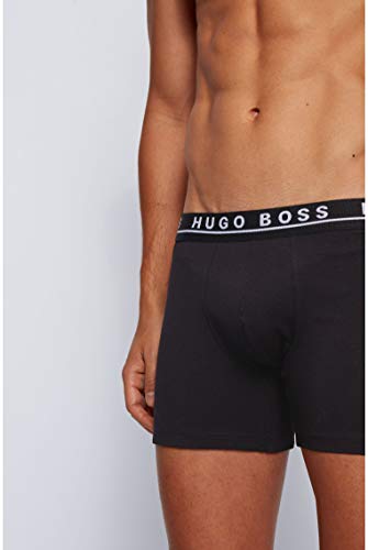 BOSS Boxer Brief CO, Negro (Black 001), X-Large (Pack de 3) para Hombre