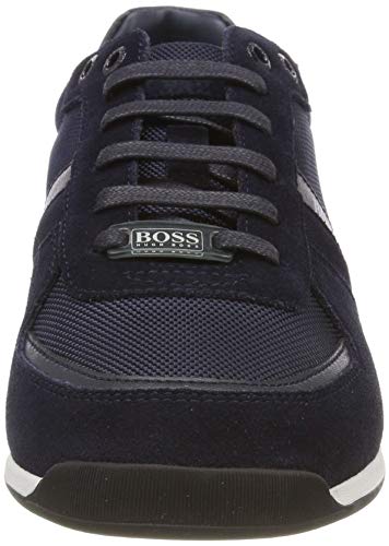 BOSS Maze_lowp_MX, Zapatillas para Hombre, Azul Dark Blue 401, 42 EU