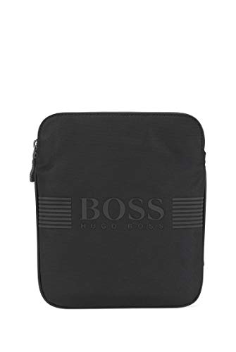 BOSS - Pixel_s Zip Env, Shoppers y bolsos de hombro Hombre, Negro (Black), 1x23.5x19.5 cm (B x H T)