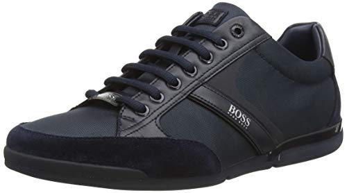 BOSS Saturn_lowp_MX, Zapatillas para Hombre, Azul (Dark Blue 401), 43 EU