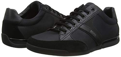 BOSS Saturn_lowp_MX, Zapatillas para Hombre, Negro Black 1, 45 EU