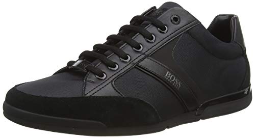 BOSS Saturn_lowp_MX, Zapatillas para Hombre, Negro Black 1, 45 EU