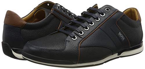 BOSS Saturn_lowp_tbpf1, Zapatillas para Hombre, Azul (Dark Blue 401), 42 EU